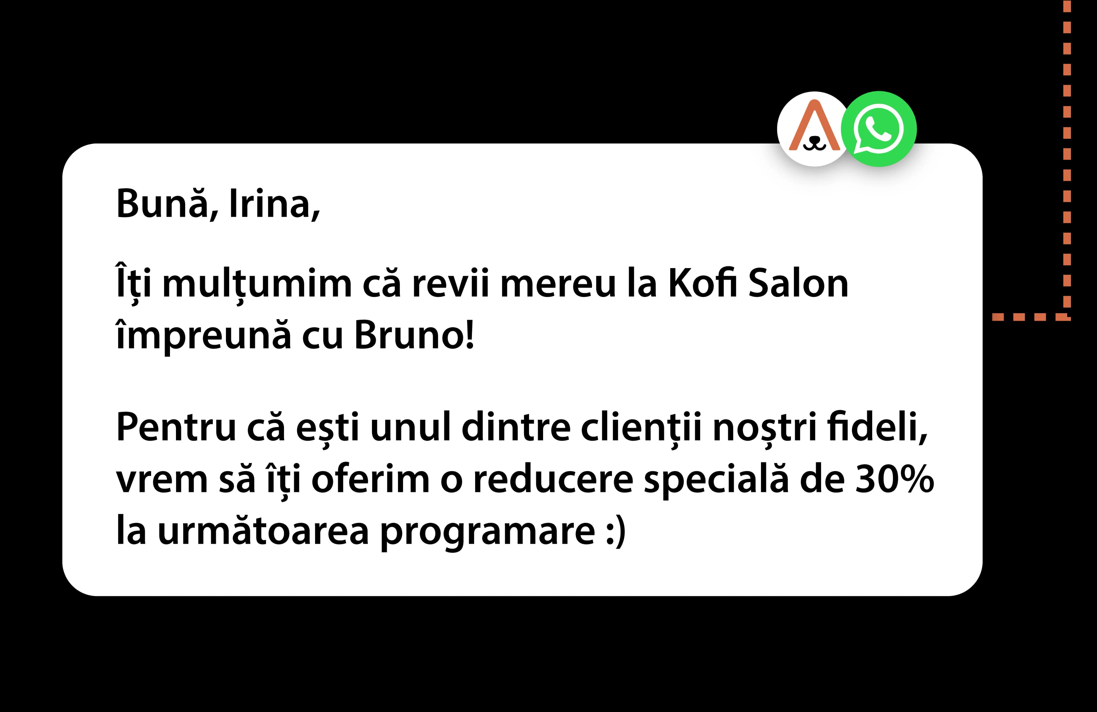 Loyalty program messages